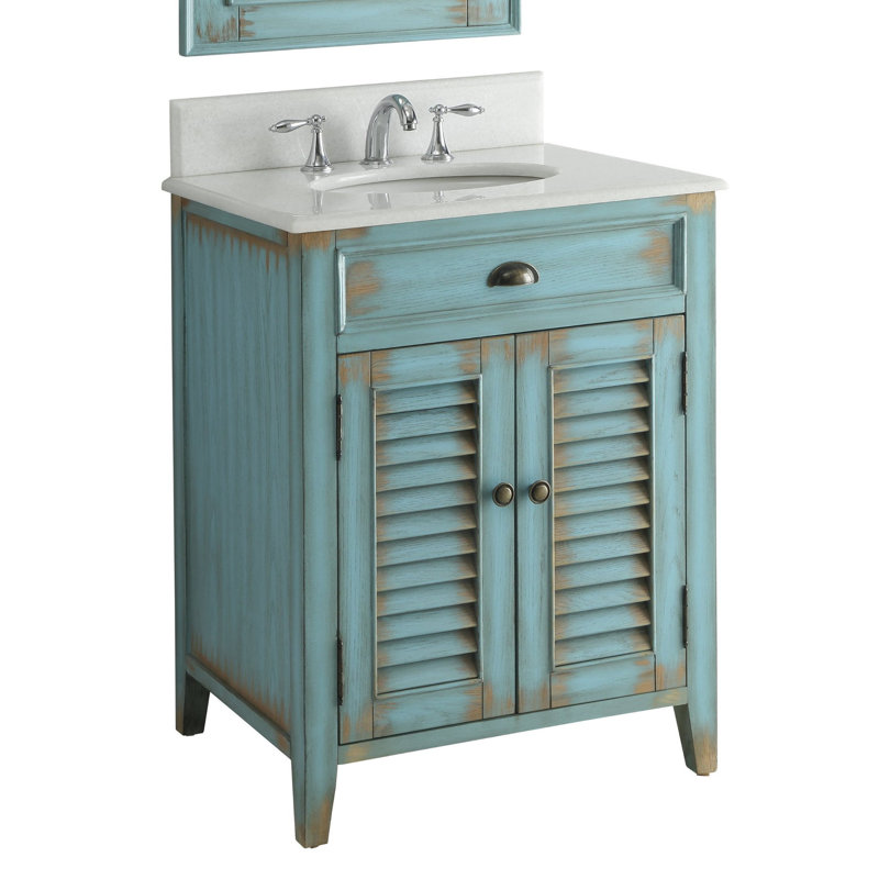 Rosecliff Heights Lemoore 26'' Freestanding Single Bathroom Vanity